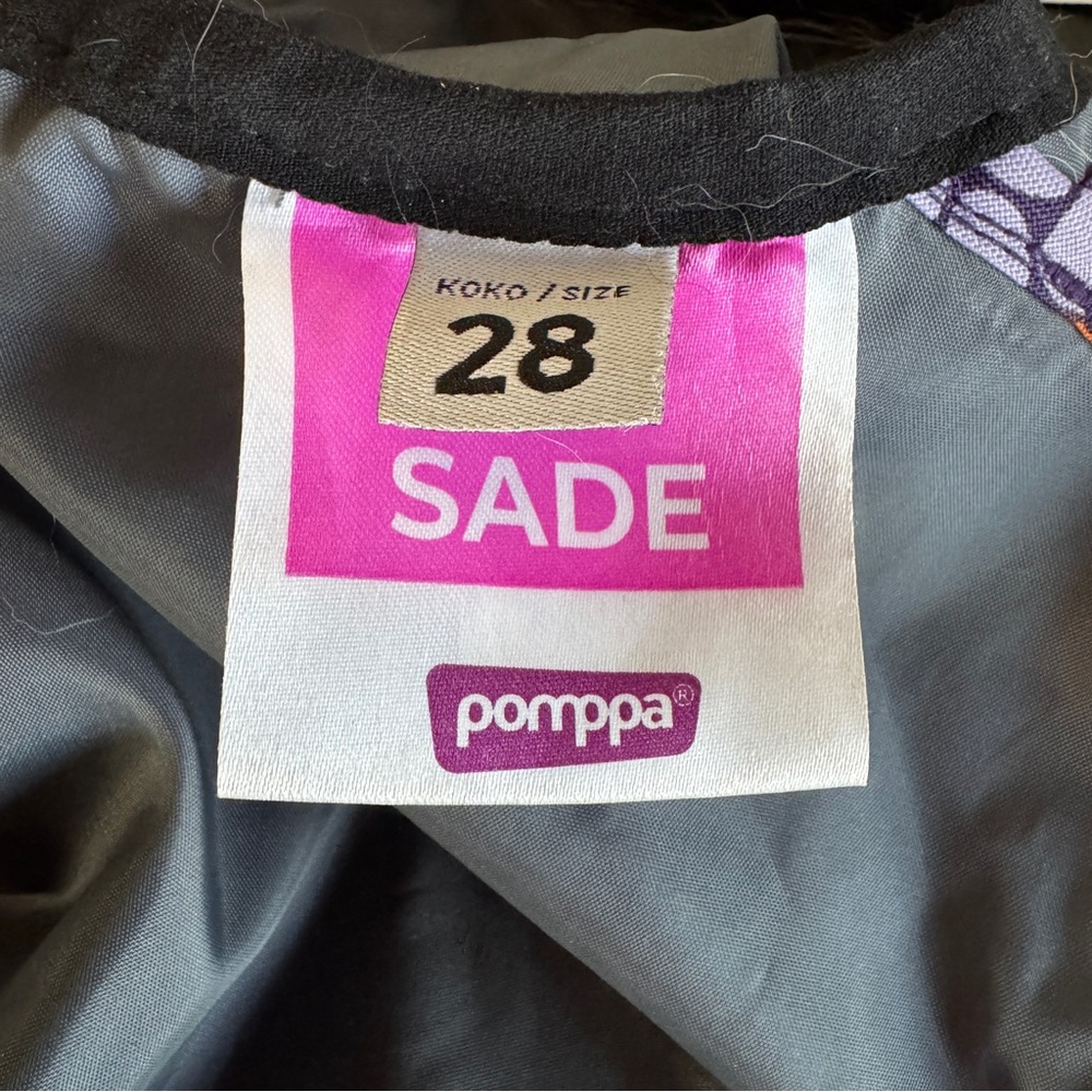 Sade Pomppa Dog Rain Coat - Size 28 - Picture 2 of 3